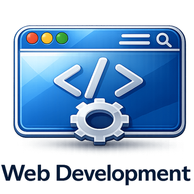 portfolio page web development icon